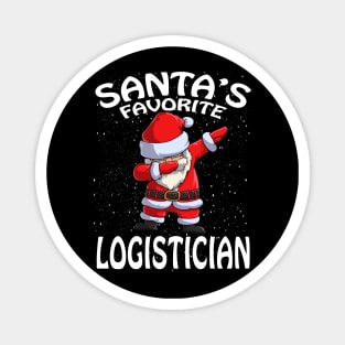 Santas Favorite Logistician Christmas Magnet